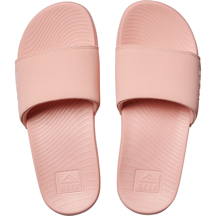2024 Reef Womens One Slide Flip Flops CJ4121 - Peach Parfait